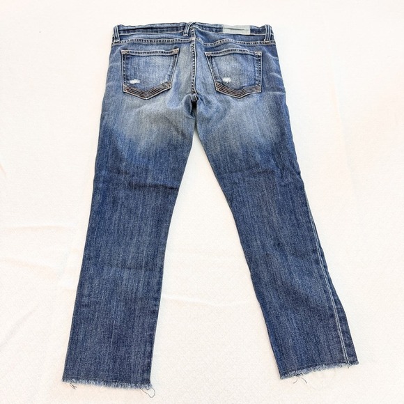 Elizabeth and James Gibson Ripped Denim Jeans Raw Hem Size 29 - Picture 3 of 7